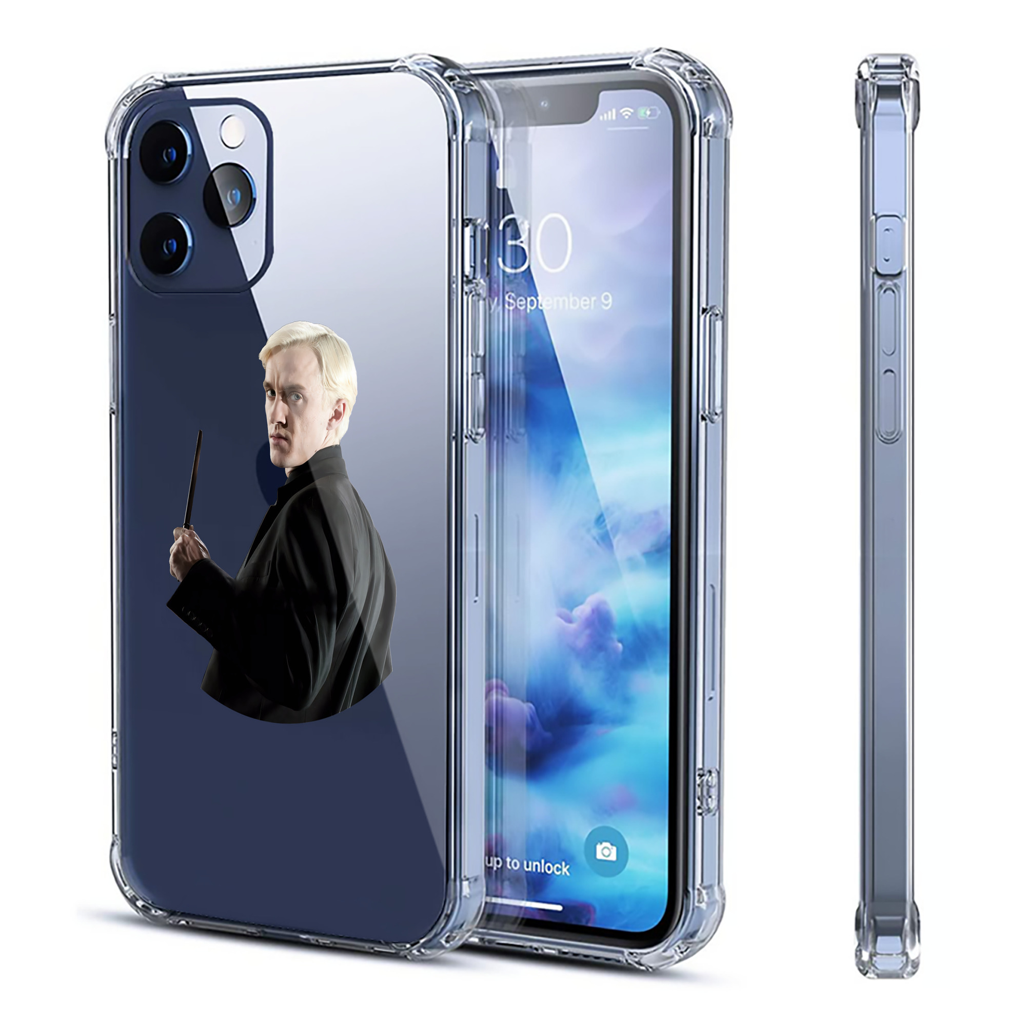 （画像用） Harry Potter ハリー・ポッターシリーズ 【iPhone 12シリーズ対応】透明スマホケース（クリアソフトケース）